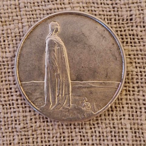 Mynt 2 kroner Mor Norge 1814-1914