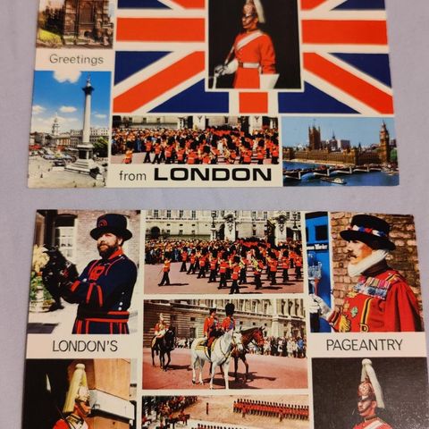 Eldre postkort fra London