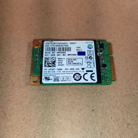 Samsung MZ-MPC032D - Intern SATA SSD - 32 GB