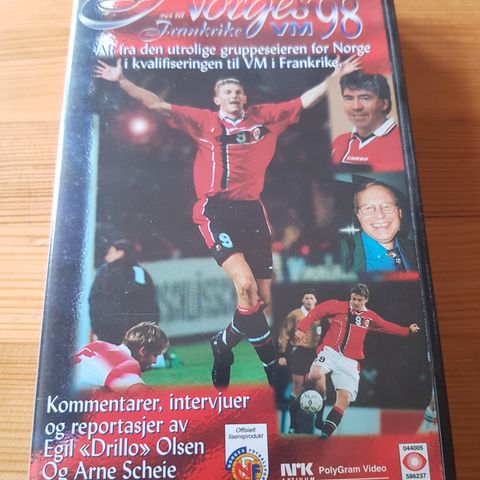 Norges vei til Frankrike Vm 98 Vhs