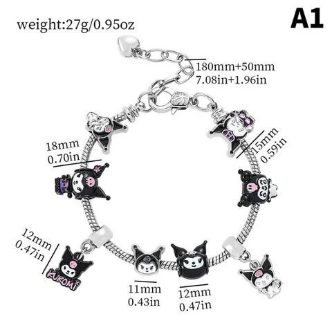 Kuromi Armbånd 8 Charms