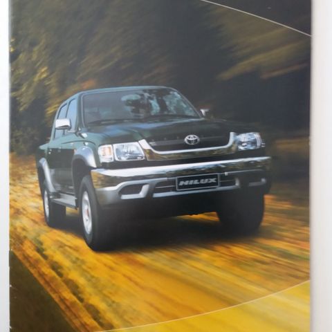 TOYOTA HILUX -brosjyre. (NORSK)