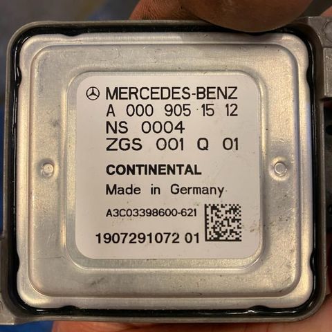 Ny lambdasonde, Nox-sensor Mercedes A000 905 15 12