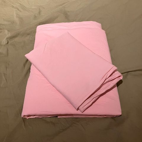 Myyk sengetøy lys rosa