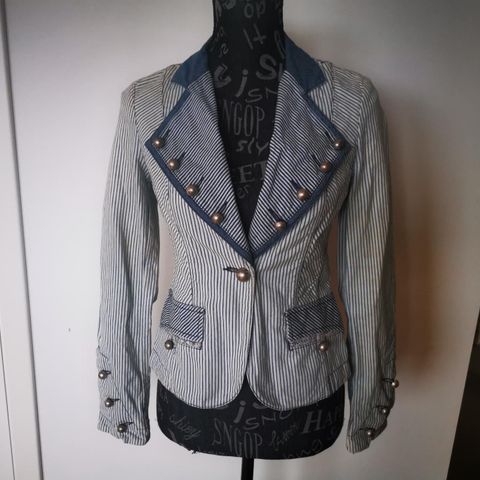 Fresh y2k dressjakke/blazer fra designer Sophie Faroh jakke str XS/34