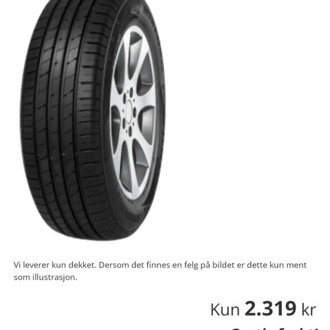 255/55R20 Minerva sommerdekk 2stk fra  2023