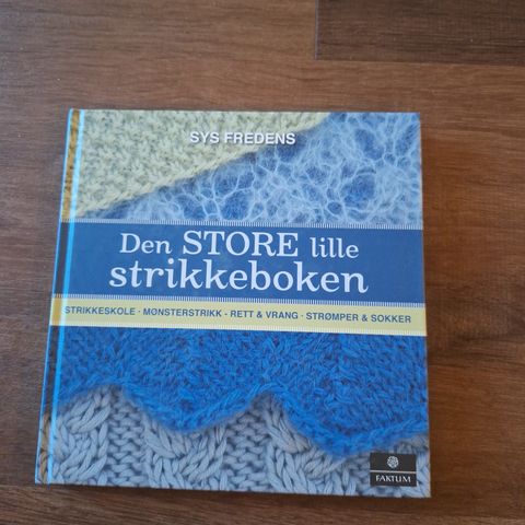 Den store lille strikke boken 100,-