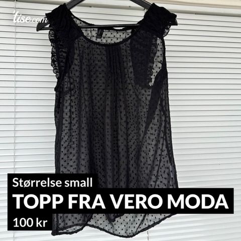 Pentopp fra Vero Moda (str S)