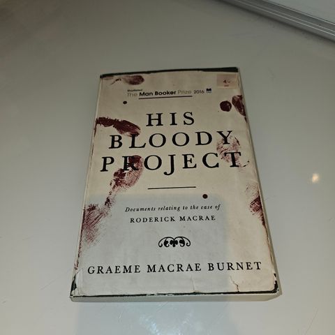 His bloody project. Graeme Macrae Burnet