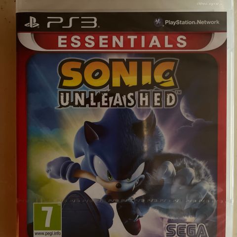 ps3 spill SONIC UNLEASHED barn NY!