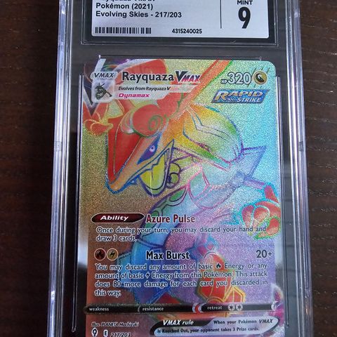 Rayquaza Vmax Cgc 9