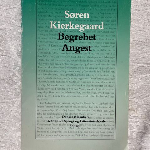 Søren Kierkegaard «Begrebet angest»