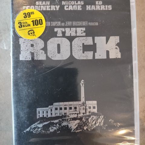 The Rock ( DVD) Uåpnet - Nicholas Cage - Sean Connery - 1996