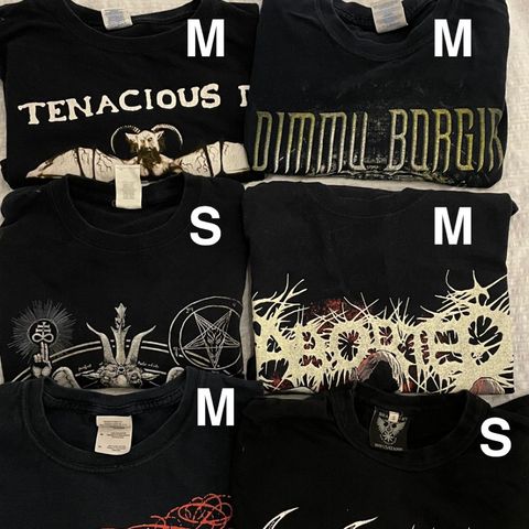 Heavy Metal Tee’s S-M