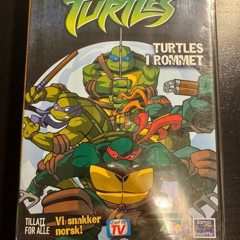 Teenage Mutant Ninja Turtles - Turtles i rommet (uåpnet) dvd