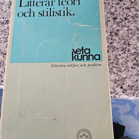 Peter Hallberg (1975): Litterær teori och stilistisk.