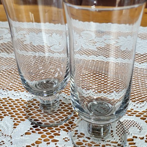 Vintage krystallglass fra Hadeland Glassverk