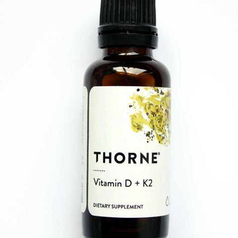 Høykvalitet Vitamin K2/D Thorne  30 ml - kan sendes