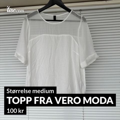 Pentopp fra Vero Moda (str M)