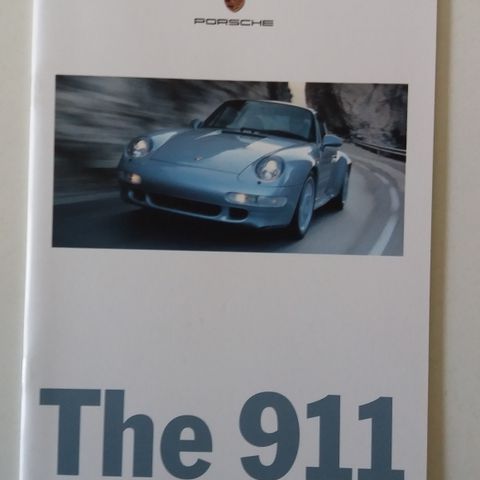 PORSCHE 911 -brosjyre.