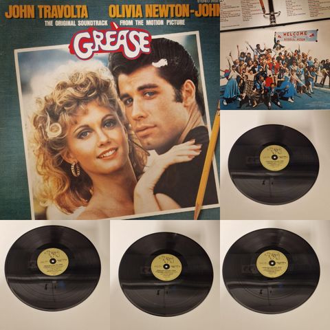 GREASE "ORIGINAL MOVIE SOUNDTRACK " 1978