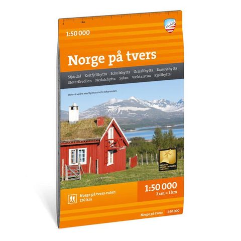 Norge på tvers kart