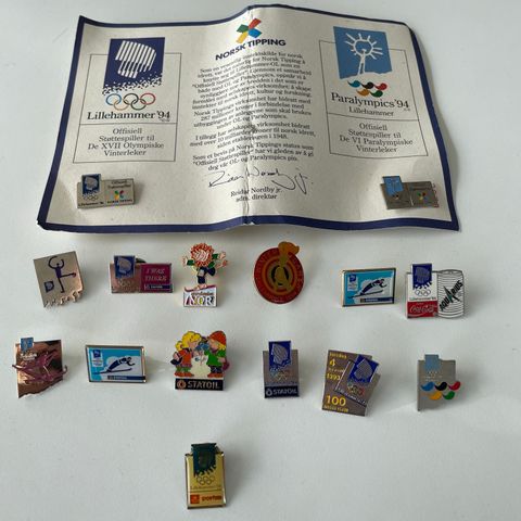 Pins OL Lillehammer 1994