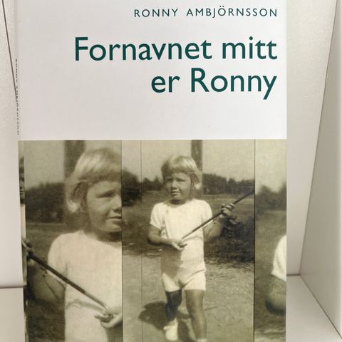 Bok - «Fornavnet mitt er Ronny»