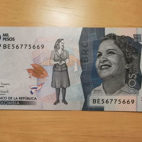 Colombia 2000 Peso, 2019, UNC
