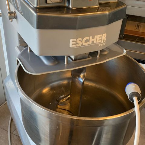 Escher eltemaskin 60liter med 2 tidsur - superfin maskin