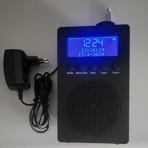 Dab-FM radio med batteri