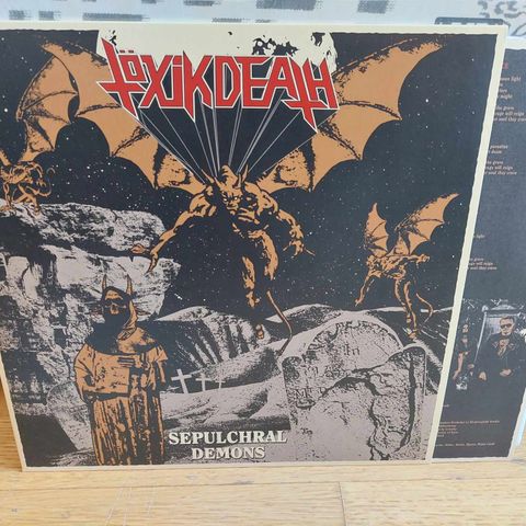 Toxik Death - Sepulchral Demons LP thrash metal metallica slayer