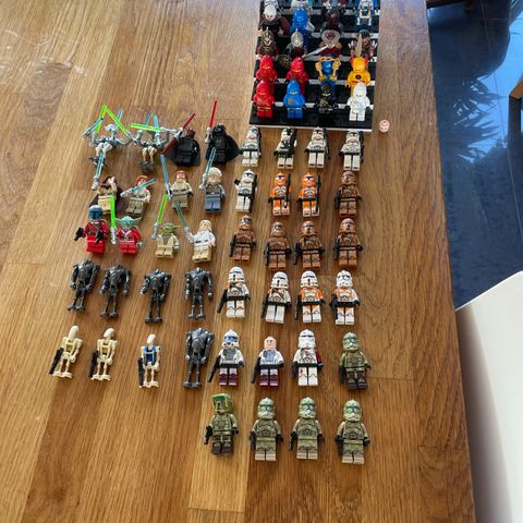 Masse Sjeldne lego star wars og ninjago figurer