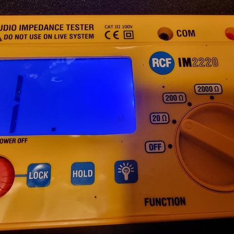 RCF impedanse tester