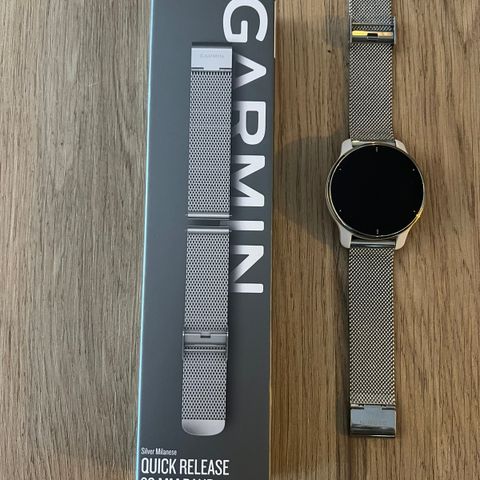 Garmin klokkereim Milanesisk 20 MM.