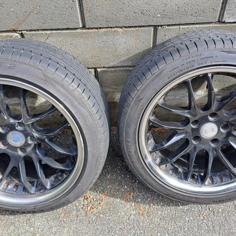 2 stk 245/40-zr19 Bmw felger