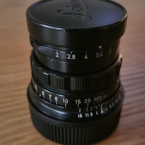 Summicron 50mm f2 rigid black repaint