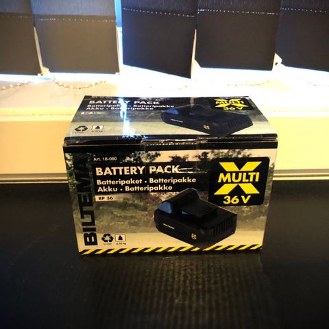 Batteripakke BP 36 (uåpnet) * Frakt er inkludert i pris