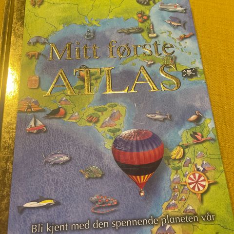 barne bok  Mitt første atlas