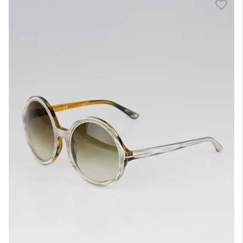 Tom Ford.  Carrie round oversized Sunglasses Som ny!