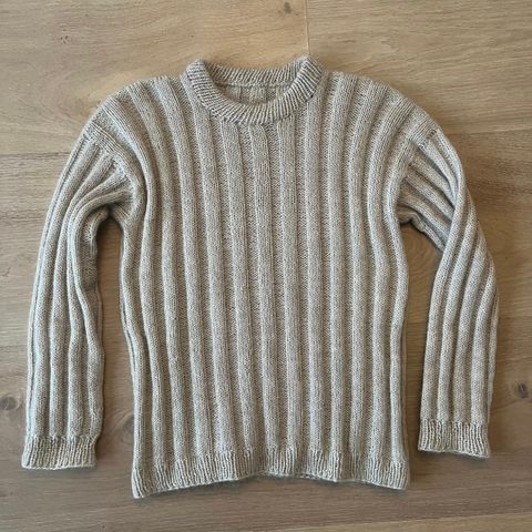 Petitknit. Striper-på-langs. Str M. Ny!