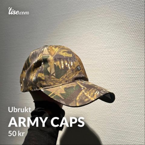 camo caps (ubrukt)