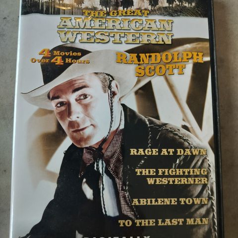 American Western - Randolph Scott ( DVD) 4 movies