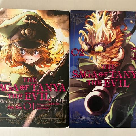 The Saga of Tanya the Evil Vol 1-2 (Manga)