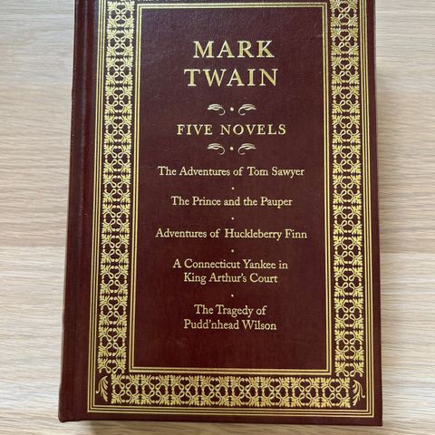 Mark Twain Five Novels HC Canterbury Classics Leather