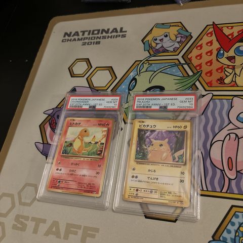 Pokemon Pikachu of Charmander psa 10