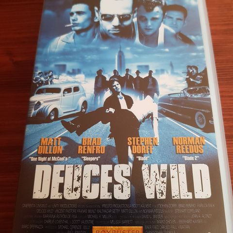 Deuces Wild med Matt Dillon vhs