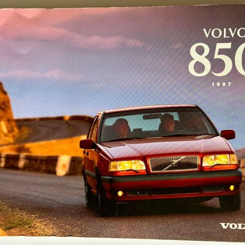 Volvo 850 Instruksjonsbok og salgsbrosjyre 1996/1997