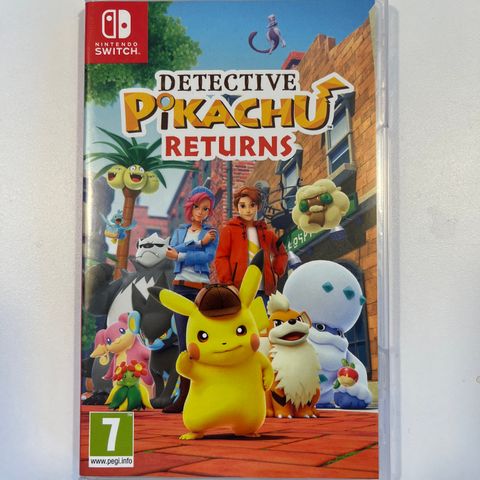 Nintendo switch Detective Pikachu selges/byttes