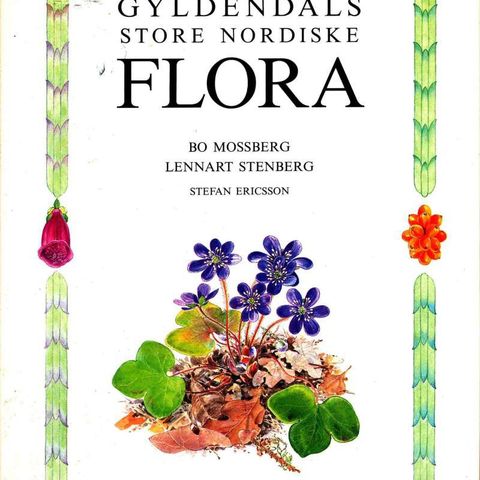 Gyldendals store nordiske flora til salgs.